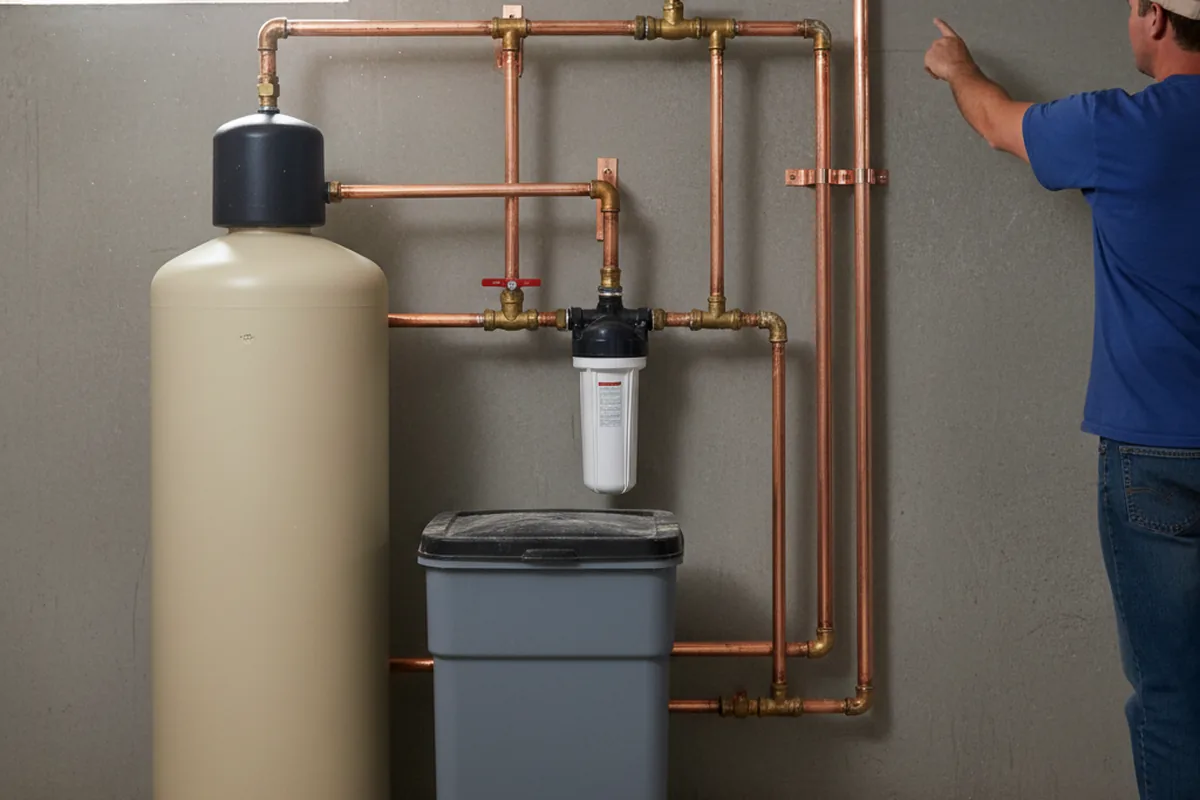 Whole-house water treatment system installed in Genoa
